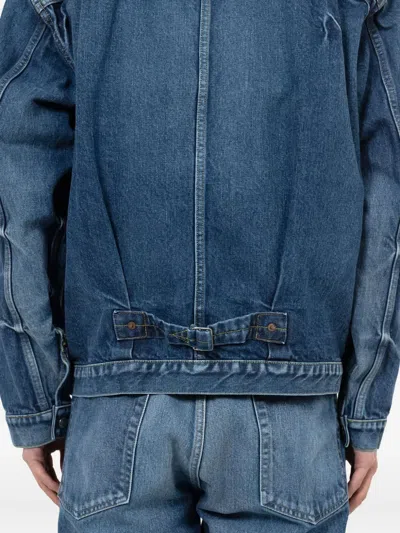 Miharayasuhiro Pocket Button Jacket In Blue