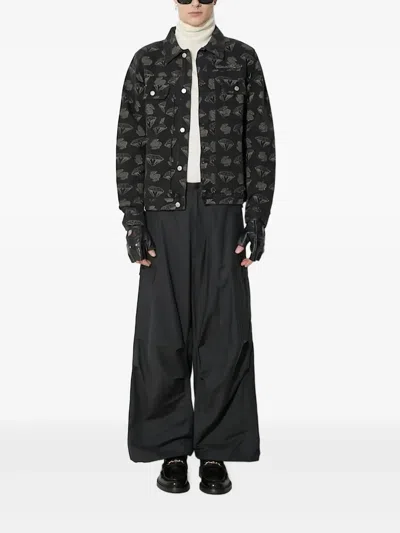 Billionaire Boys Club Diamonds & Dollars-pattern Jacket In Black