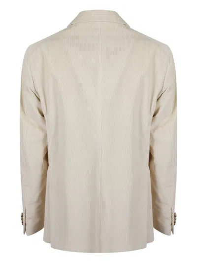 Tagliatore Corduroy Blazer In Neutral