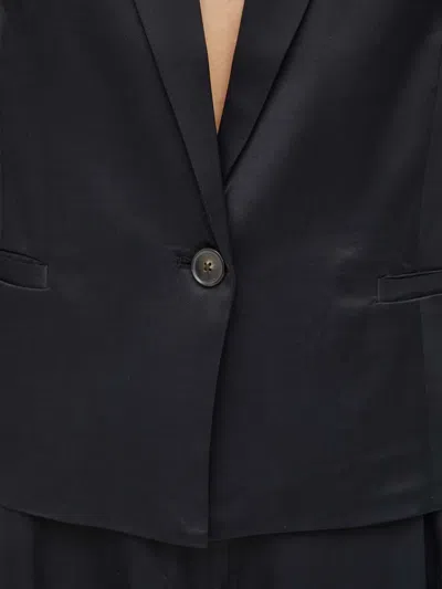 Herskind Button-fastening Gilet In Black