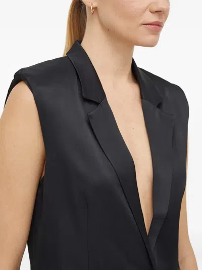 Herskind Button-fastening Gilet In Black