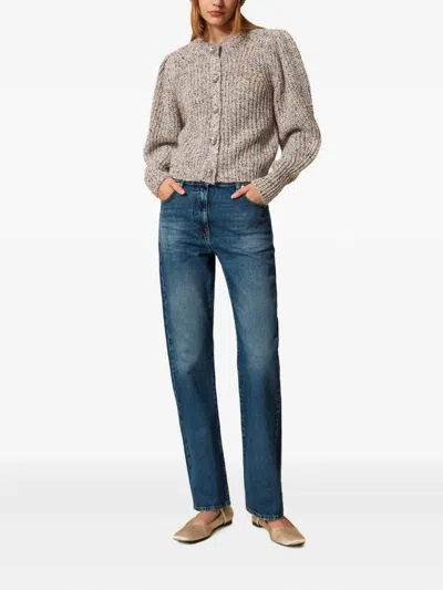 Twinset Five-pocket Jeans In Blue