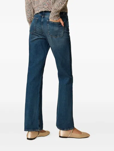Twinset Five-pocket Jeans In Blue