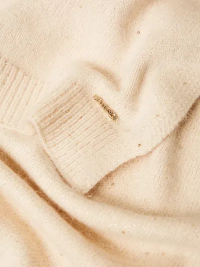 Twinset Parchment Scarf In Brown