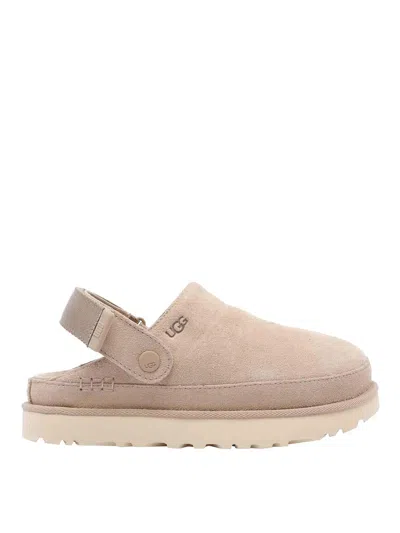 Ugg Sand Goldenstar Suede Mules In Multi
