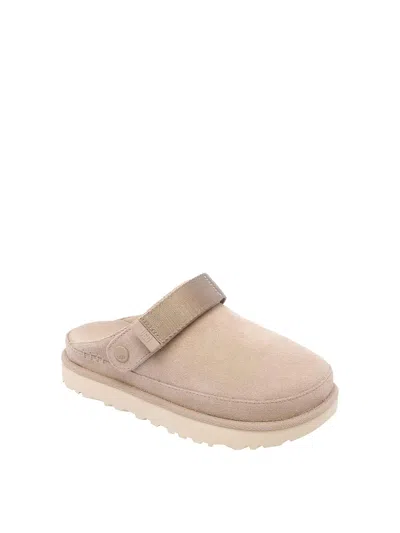 Ugg Sand Goldenstar Suede Mules In Multi