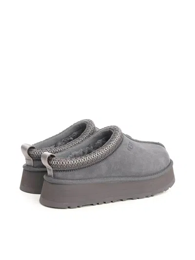 Ugg Tazz Ii Suede Mules Platform Style In Gray