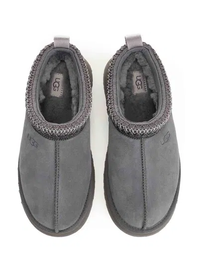 Ugg Tazz Ii Suede Mules Platform Style In Gray