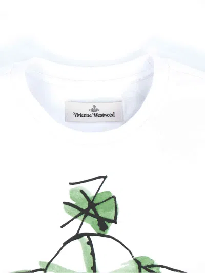 Vivienne Westwood Drawn Orb T-shirt In White