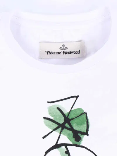 Vivienne Westwood Drawn Orb T-shirt In White
