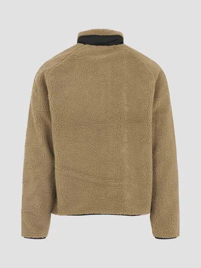 Carhartt Liner Jacket With High Collar And Pockets In Gray