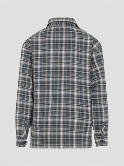 Carhartt Cronyn Shirt Jacket Plaid Pattern In Gray