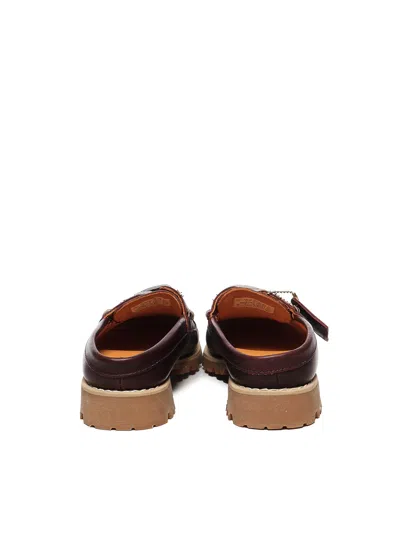 Timberland Chinelas - Rojo Oscuro In Brown