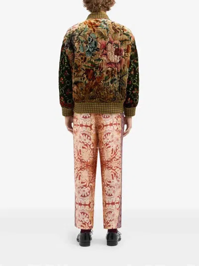 Pierre-louis Mascia Pierre Louis Mascia Printed Silk Blend Bomber Jacket In Multi