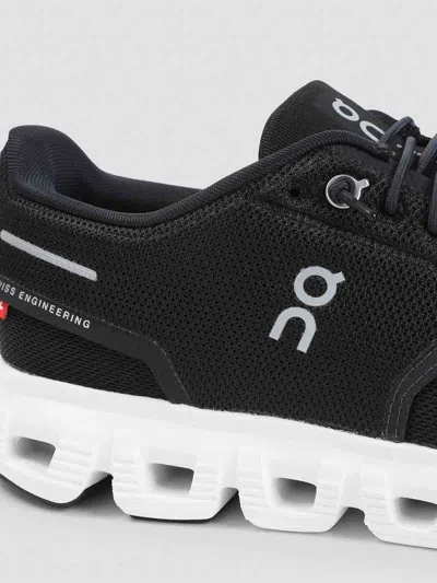 On Running Streamlined Black Sneakers With Breathable Mesh Upper In Multi