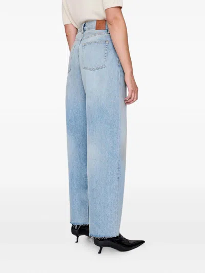 Anine Bing Denim Straight-leg Jeans In Blue