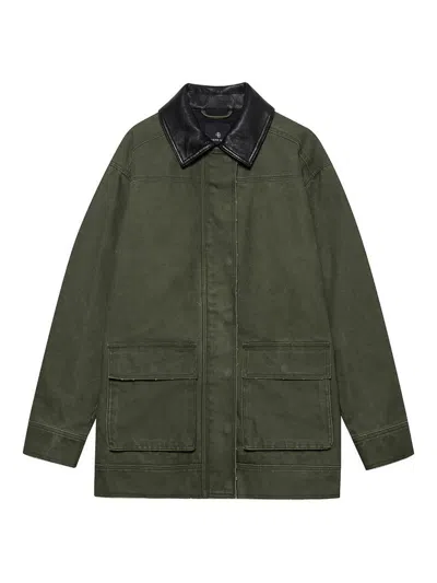 Anine Bing Abrigo Corto - Verde In Multi