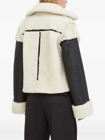 Herskind Shearling Panelled Jacket In Black