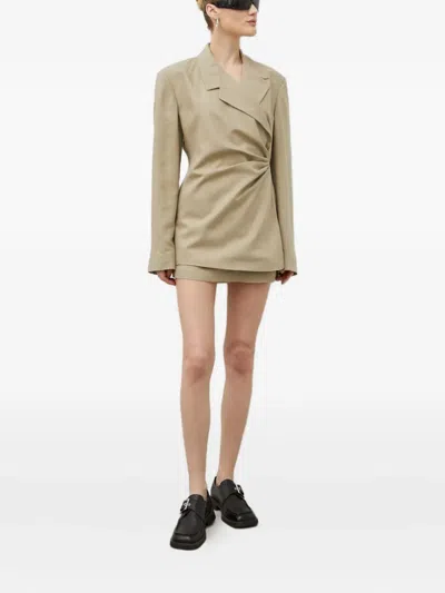 拉链迷你半身裙