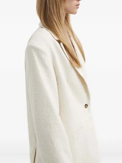 Herskind Single-breasted Blazer In White
