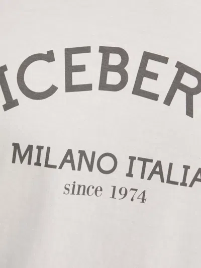 Iceberg Logo T-shirt In White