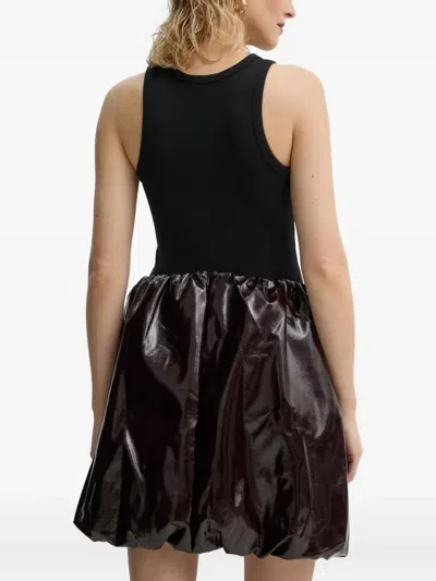 Herskind Elasticated Mini Skirt In Brown