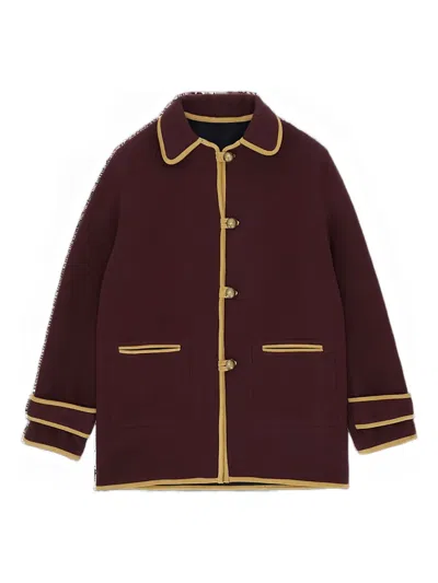 Fortela Danielle Wool Jacket In Red