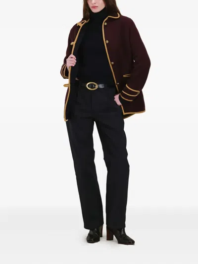 Fortela Danielle Wool Jacket In Red