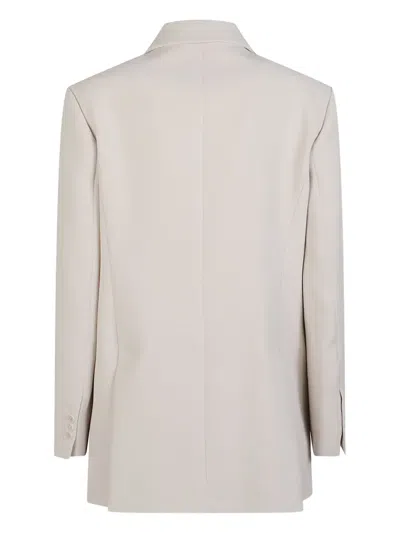 P.a.r.o.s.h Double-breasted Blazer In Neutral