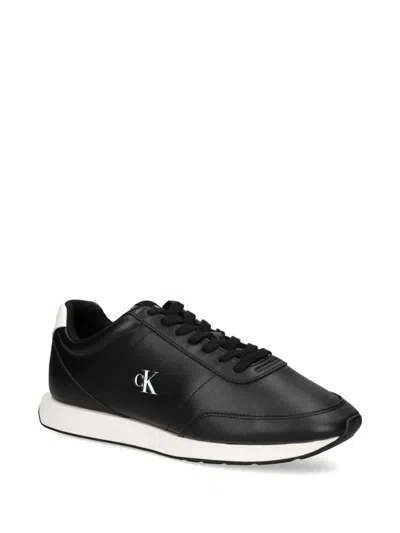 Calvin Klein Retro Runner Sneakers In Black