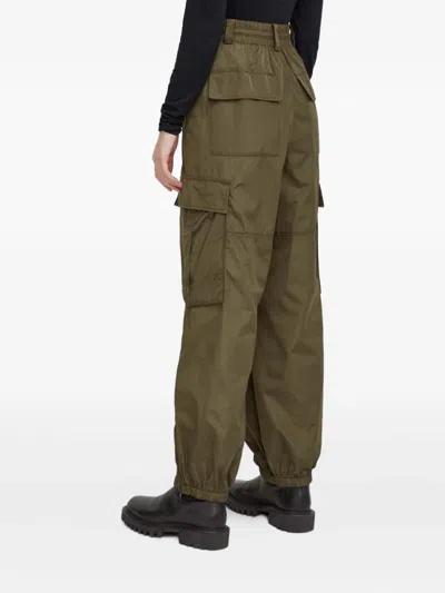 Herskind Cargo Parachute Pants In Green