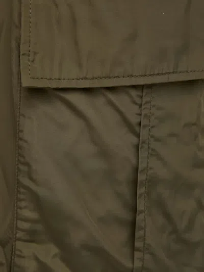 Herskind Cargo Parachute Pants In Green