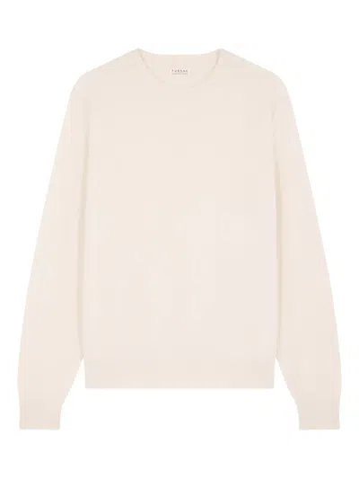 Fursac Crew-neck Cashmere Sweater In Neutral