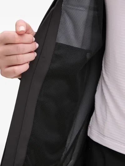 Jack Wolfskin Trailtime 2l Logo Hooded Performance Jacket In Black