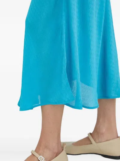 纹理中长半身裙