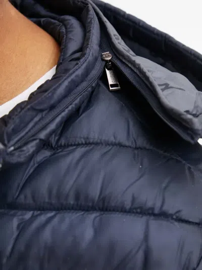 Guess Usa Hooded Zip Jacket In Blue