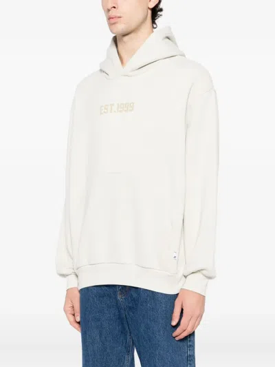 Izzue Logo-embroidered Hoodie In Gray