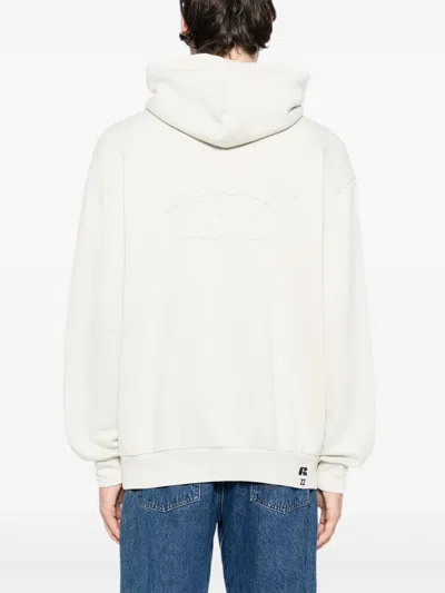 Izzue Logo-embroidered Hoodie In Gray