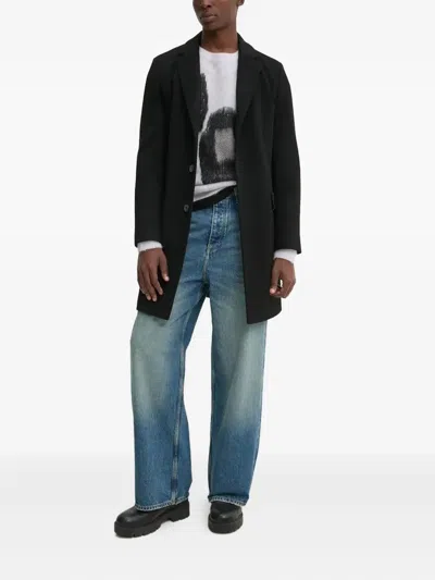 Hugo Boss Faded Jeans In Blue