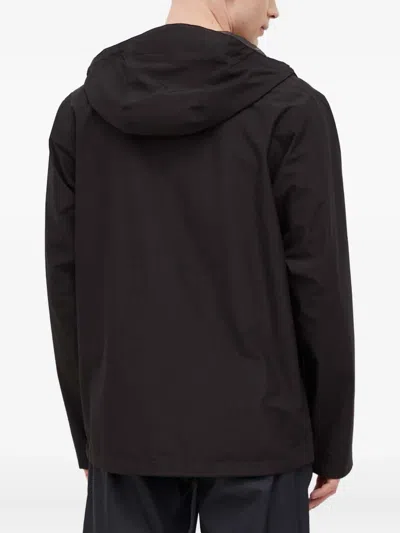 Helly Hansen Hooded Zip Jacket In Black
