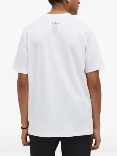 Iceberg Logo T-shirt In White