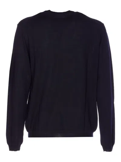 Hōsio Crewneck Long-sleeves Sweater In Black