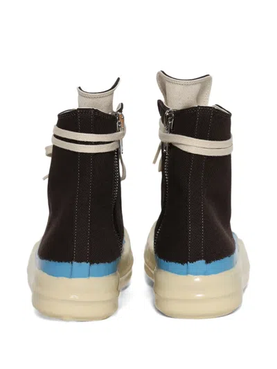 Rick Owens Drkshdw Gray Concordians Sneaks Sneakers In Brown
