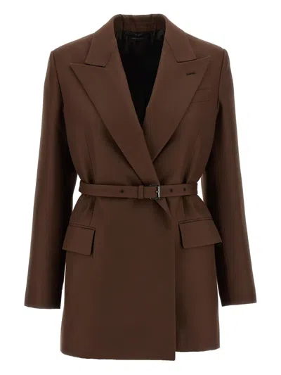 PRISCA 双排扣西装夹克