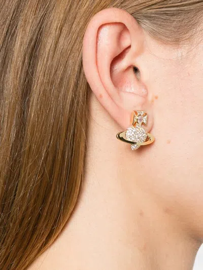 Vivienne Westwood Agnatha Earrings Accessories In Burgundy