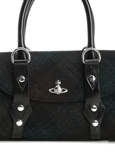 Vivienne Westwood Bettina Mini Crossbody Bags In Green