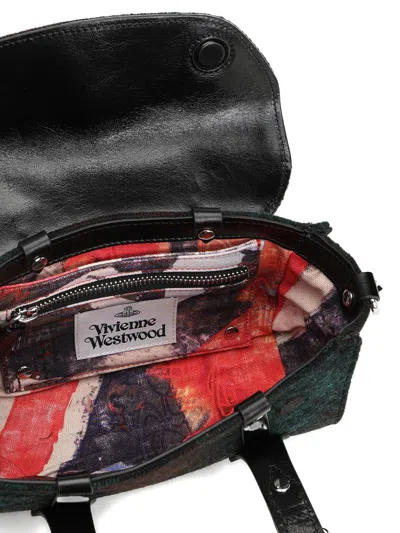 Vivienne Westwood Bettina Mini Crossbody Bags In Green