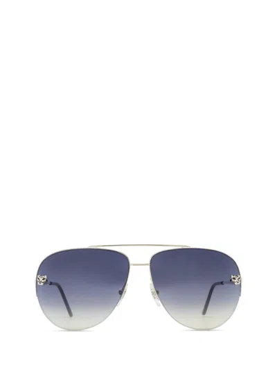 Cartier Sunglasses In Silver