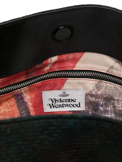 Vivienne Westwood Maxime Large Shoulder Bag Bags In Green
