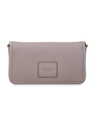 Marc Jacobs The Leather Mini Bag In Gray